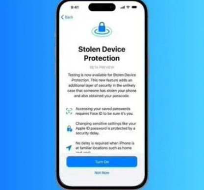 新乐苹果授权维修店分享被盗设备保护功能开启方法 