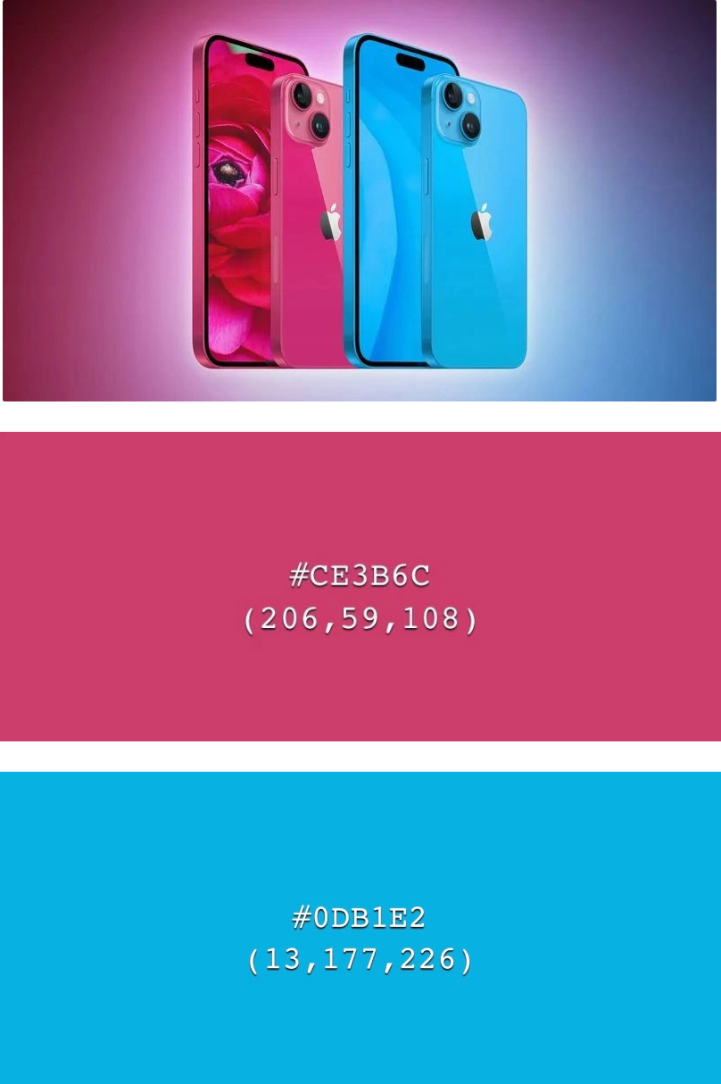 新乐苹果维修网点分享iPhone 15 系列手机有哪些配色 