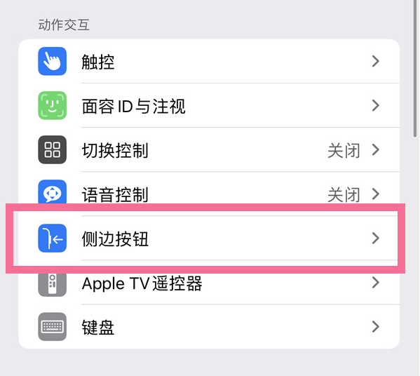 新乐苹果14维修店分享iPhone14 Plus侧键双击下载功能关闭方法 