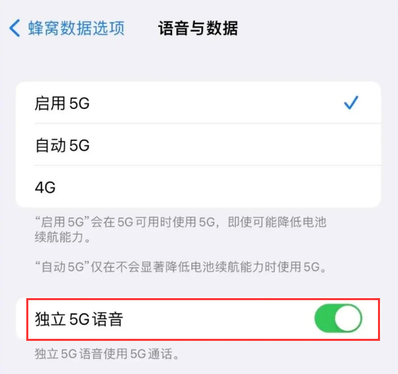 新乐苹果14维修分享iPhone 14 Pro如何开启VoNR 