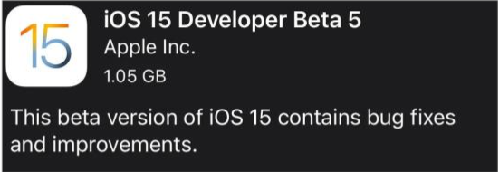 新乐苹果手机维修分享如何升级到iOS15.0 beta5 