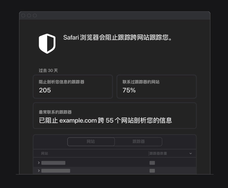 新乐苹果手机维修分享如何在 Safari 浏览器中查看和打开隐私报告 