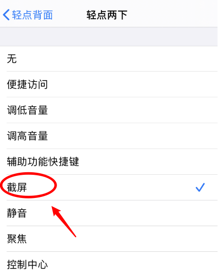 新乐苹果手机维修分享iPhone12如何启用双击截屏 